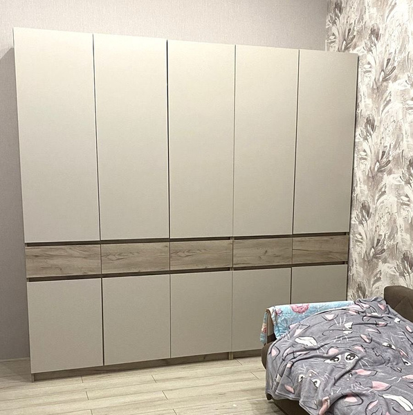 Шкаф распашной Шкаф Бостон 2.5 метра. Кашемир, 250x51x236 см - купить ...