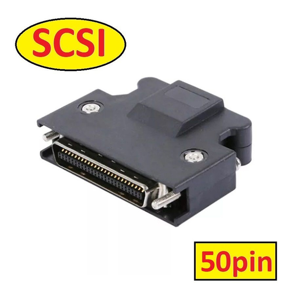 Разъем SM-50P / вилка SCSI 50pin на кабель в корпусе (38374) - купить с ...