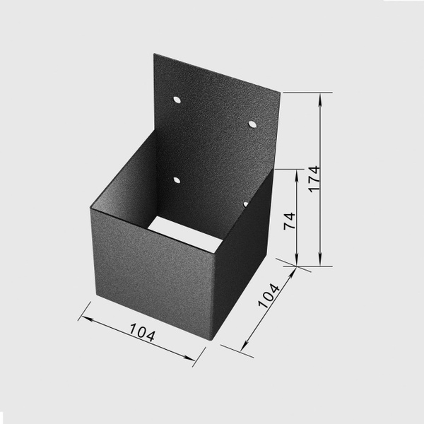 Кронштейн крепежный Habercube соединитель для бруса купить по выгодной ...