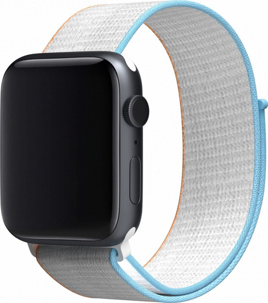 Нейлоновый ремешок для Apple Watch 38/40/41 мм, нейлон, молочный белый ...