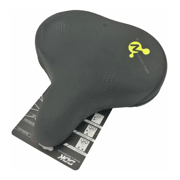 Седло велосипедное DDK DEX26NEQ широкое, комфортное. Memory Foam ...