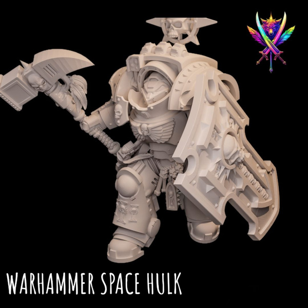 Миниатюра для ДнД Warhammer Space Hulk космический халк - купить с ...