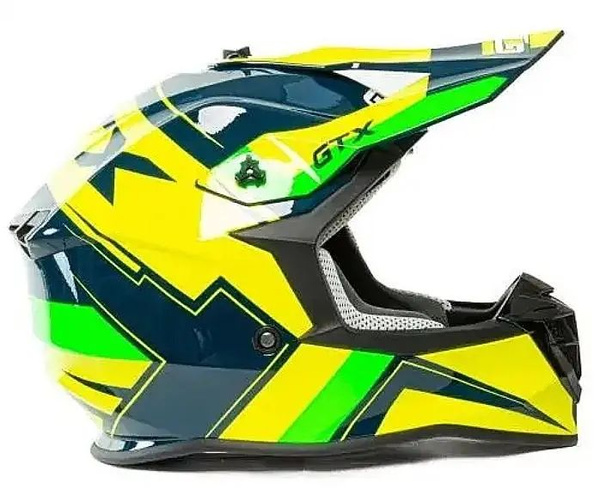 Кроссовый шлем GTX 633 #12 Green, размер S - купить с доставкой по ...