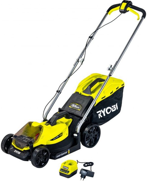 RYOBI ONE+ Газонокосилка 33cm; 1x аккумулятор 4.0Aч RLM18X33B-40 ...