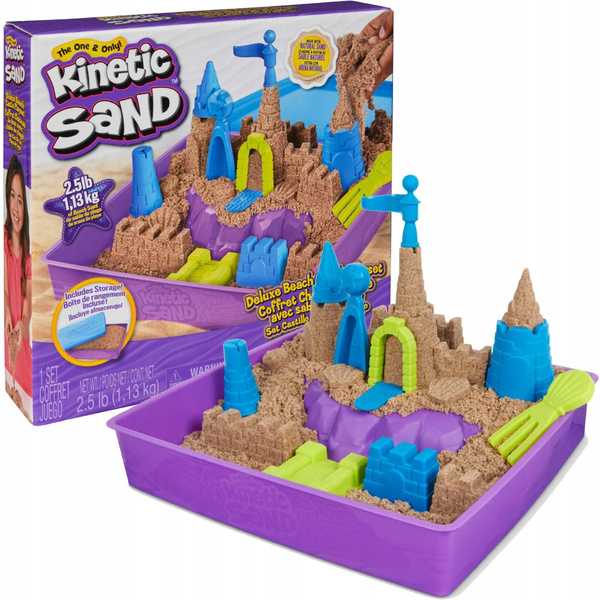 Кинетический песок Kinetic Sand - Игровой набор песка с аксессуарами ...