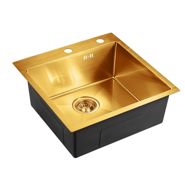 Мойка для кухни EMAR PVD золото EMB-117A PVD Nano Golden - купить с ...