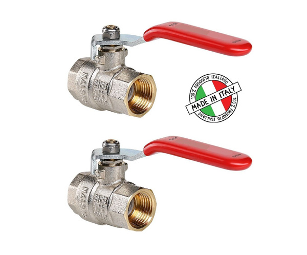 Кран шаровый усиленный полнопроходной 1/2" Г/Г ITALY PERFECT VT.314.N ...
