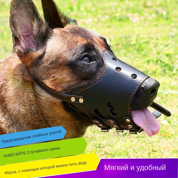 Намордник для собаки, чехол для рта домашнего животного, регулируемый ...