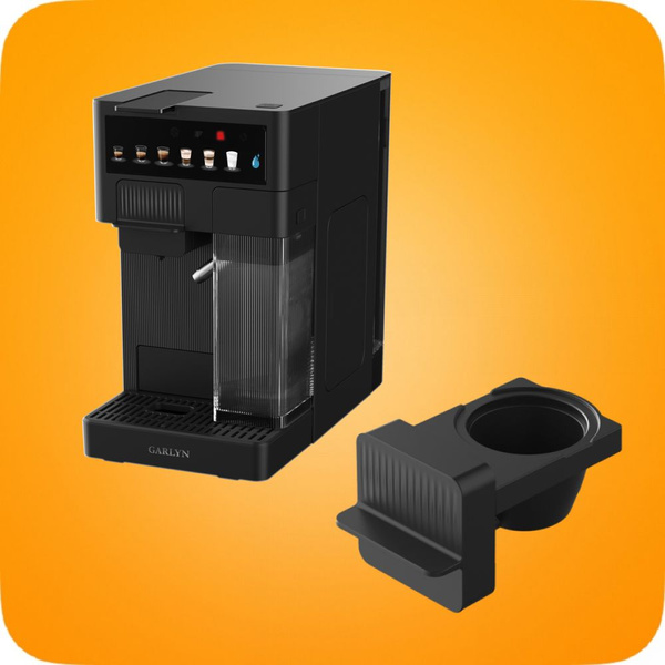 Рожковая кофеварка GARLYN Barista Compact и адаптер для капсул Dolce ...