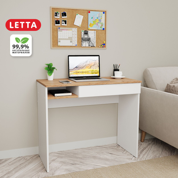 Письменный стол LETTA Breeze, 90х45х76 см - купить по выгодным ценам в ...