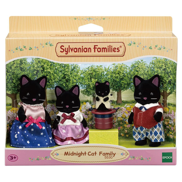 Набор фигурок Sylvanian Families Семья Черных котов - купить с ...