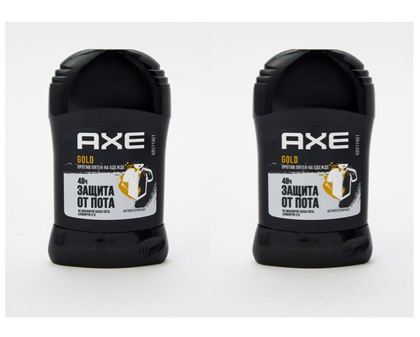 Axe GOLD "Против пятен" дезодорант стик-антиперспирант мужской, 50 мл х ...