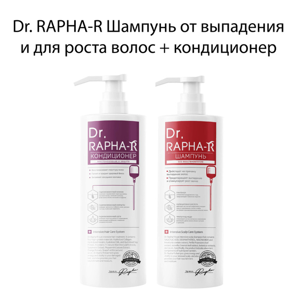 Dr. RAPHA-R Шампунь и кондиционер для волос набор женский Корея от ...