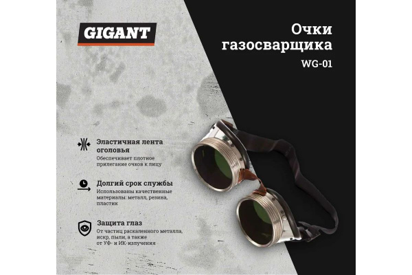Очки газосварщика ЗН-56 Gigant WG-01 - купить с доставкой по выгодным ...
