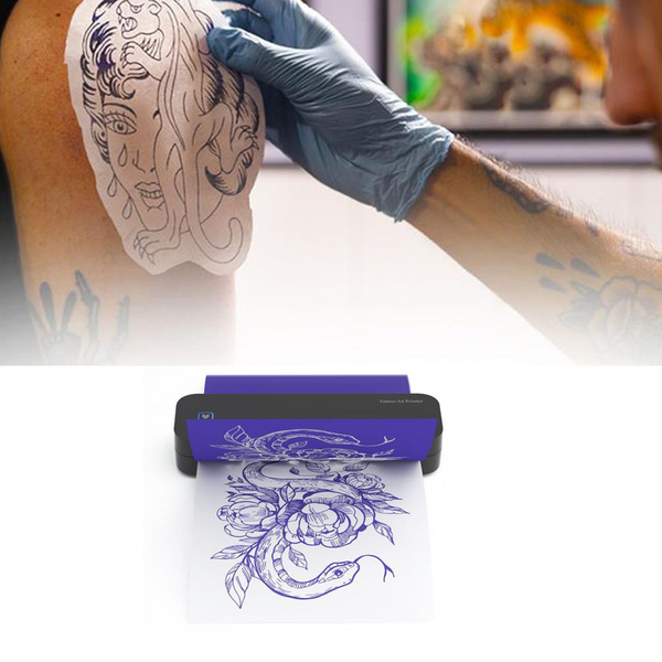 Беспроводной трафаретный принтер для переноса татуировок купить на OZON ...