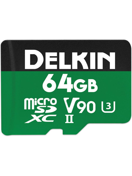 Карта памяти DELKIN POWER microSD 2000X UHS-II V90 (300/250MB/s) 64GB ...
