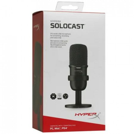 Микрофон игровой (для стриминга) HyperX SoloCast 4P5P8AA - купить по ...