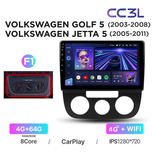 Магнитола Teyes CC3L 4-64 Гб для Volkswagen Golf V (2003-2008 ...