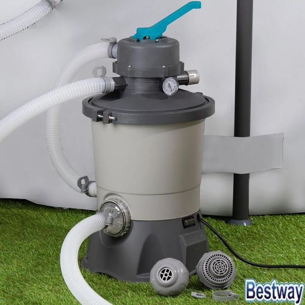 Фильтр-насос Bestway песочный 3596л/ч 58515, резервуар для песка 8.5кг ...