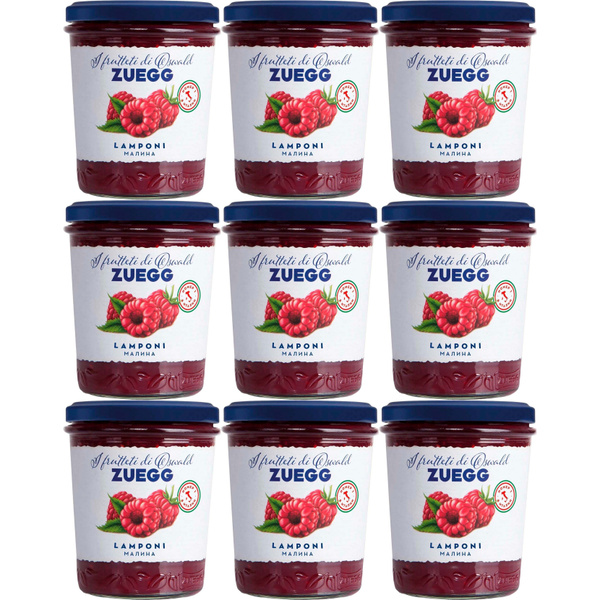 Конфитюр Zuegg Экстра Малина 320 г, набор: 9 штук купить на OZON по ...