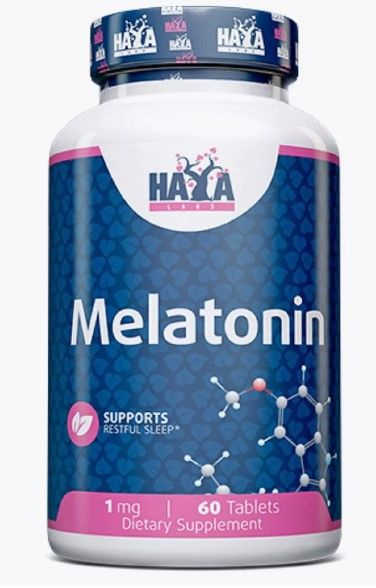 Haya Labs Melatonin Time Release. Мелатонин 1mg 60 Tabs - купить с ...