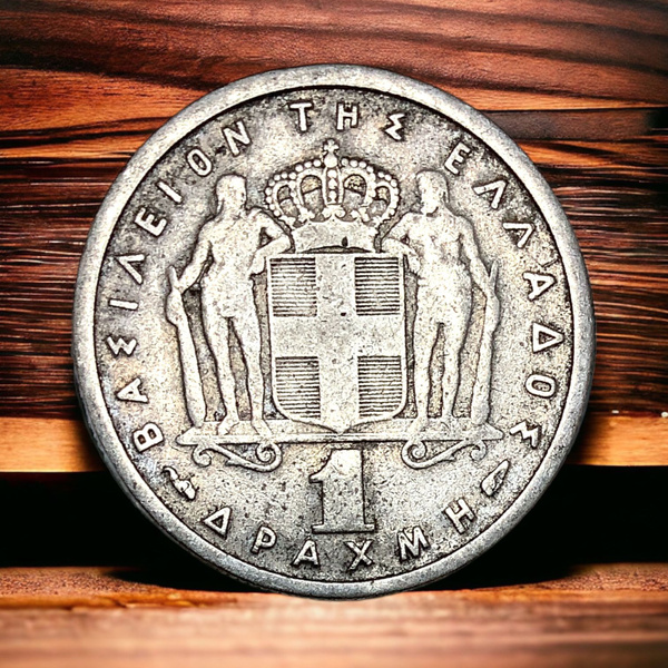Монета Греция 1 драхма 1957 года. Павел I - купить в интернет-магазине ...