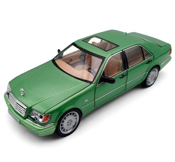 Игрушка масштабная модель авто 1:24 MERCEDES-BENZ W140 зеленый - купить ...