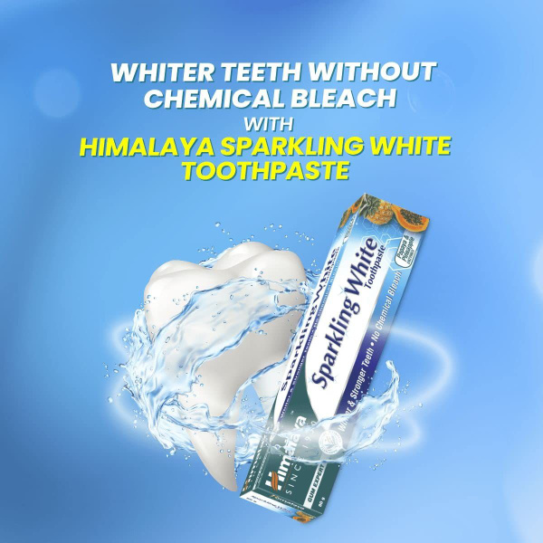 Himalaya Sparkling White -Зубная паста Для отбеливания и укрепления ...