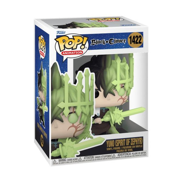 Характеристики Фигурка Funko Pop! Black Clover: Yuno Spirit of Zephyr ...