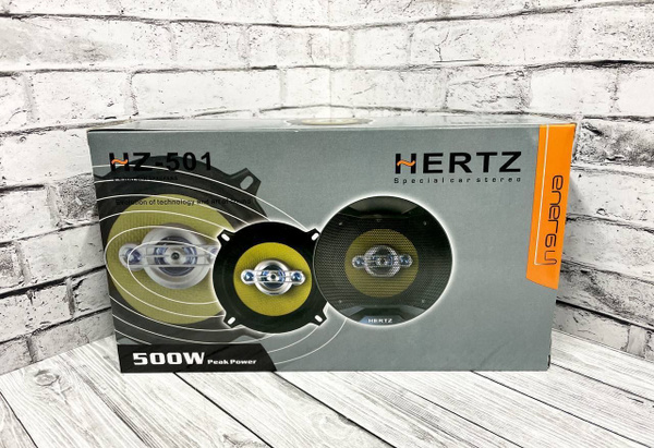 Колонки для автомобиля Hertz 500w HZ-501, 13 см (5 дюйм.) - купить по ...