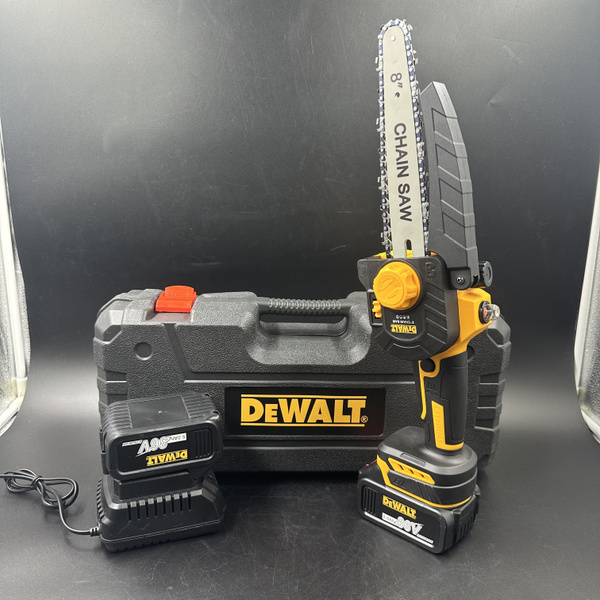 Цепная мини пила DeWalt аккумуляторная бесщеточная/ мощная электропила ...