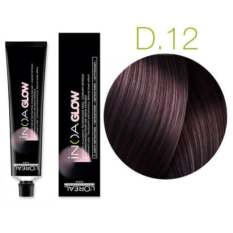L Oreal Inoa Glow Темная база D.12 Краска для волос. Венге. 60 гр ...