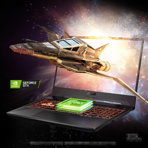 Игровой ноутбук ASUS FX506 Intel Core i5-10200H 16 ГБ 16 ГБ, черный ...