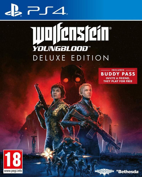 Игра Wolfenstein: Young Blood. Deluxe Edition (PlayStation 4, Русская ...
