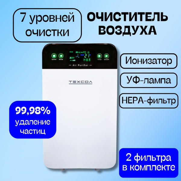 ТЕХСОЛ Очиститель воздуха для дома от пыли и запахов ...