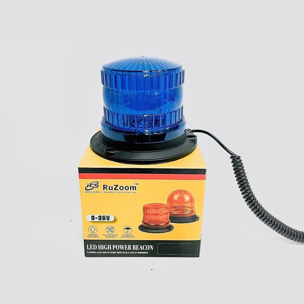 Проблесковый маячок синий LED 10-30V JSD-046 - купить по выгодным ценам ...
