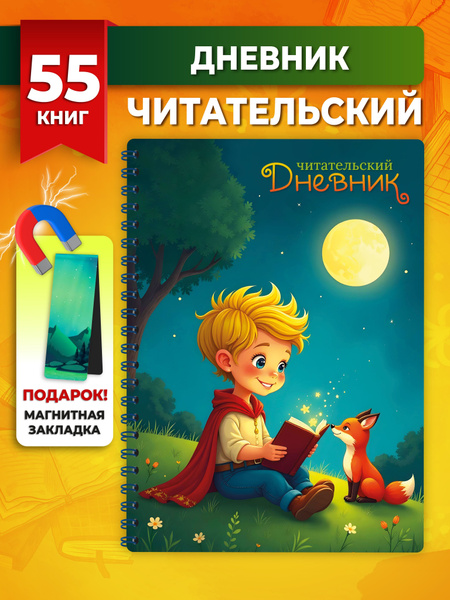 Читательский дневник школьника и взрослого читателя А5 58 л купить на ...