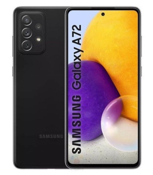 Смартфон Samsung Galaxy A72 128 ГБ 6 ГБ Черный OLED/AMOLED 2 SIM купить ...