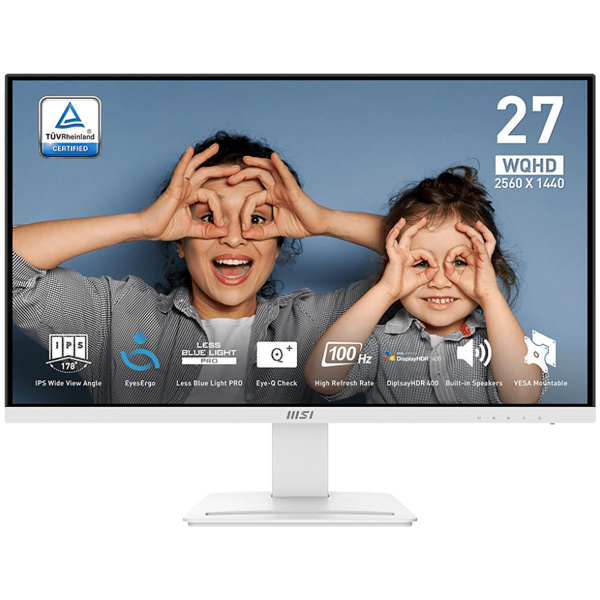 Характеристики MSI 27" Монитор Монитор 27" MSI PRO MP273QW E2 White IPS ...