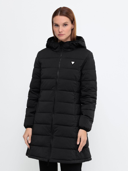 Doudoune Longue Guess New Aleta – Femme – Noir – Composition Polyester/Élasthanne – Taille S