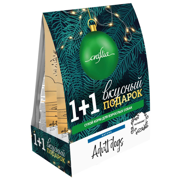 1+1 Сухой корм CRAFTIA NATURA/ Крафтия Натура для взрослых собак ...
