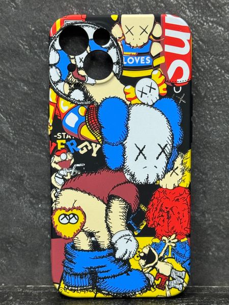 Светящийся чехол-накладка для Iphone 13, Айфон 13 LUXO/KAWS с ...