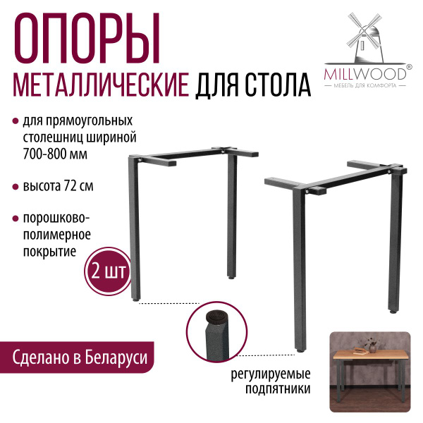 Вопросы и ответы о Подстолье для стола Millwood Прага, опора мебельная ...