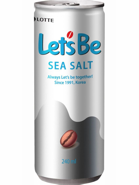 Холодный кофе Lotte Let's Be с Морской солью, 240 мл купить на OZON по ...