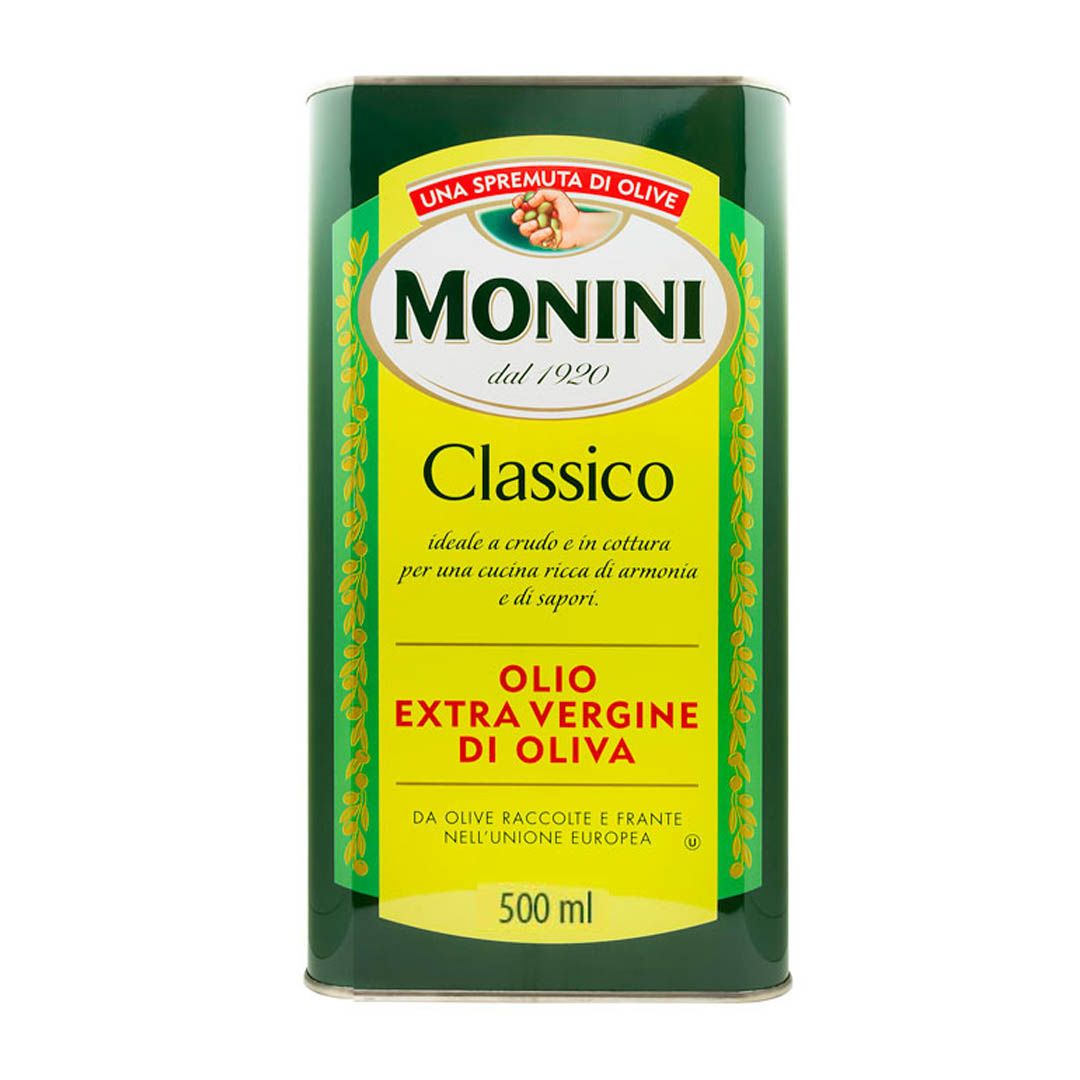 Масло оливковое Monini Classico Extra Virgin нерафинированное, высшего сорта, первого холодного отжима, 500 мл