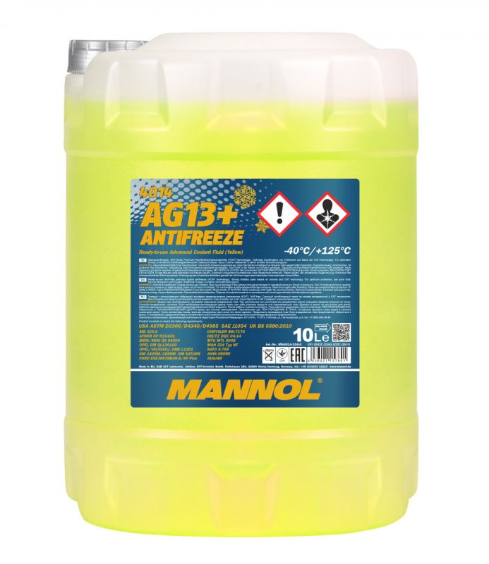 Антифриз ag13 mannol. Hightec Antifreeze ag13. Mannol 9892. Mannol 9919. 4014 Манол