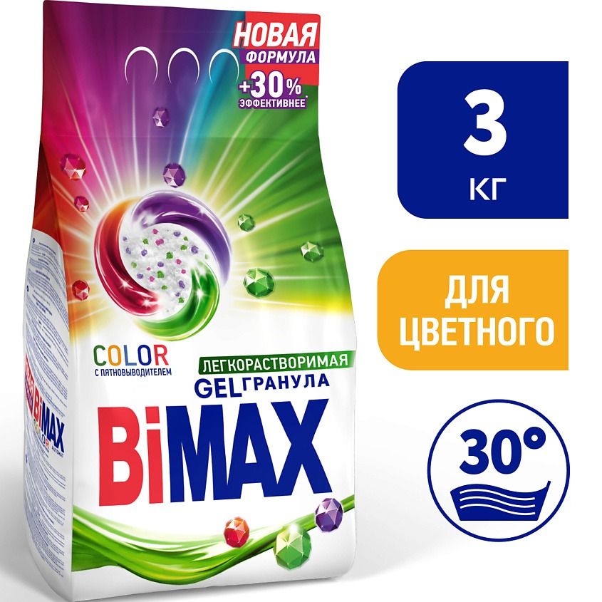 Стиральный порошок color automat. Порошок bimax color.