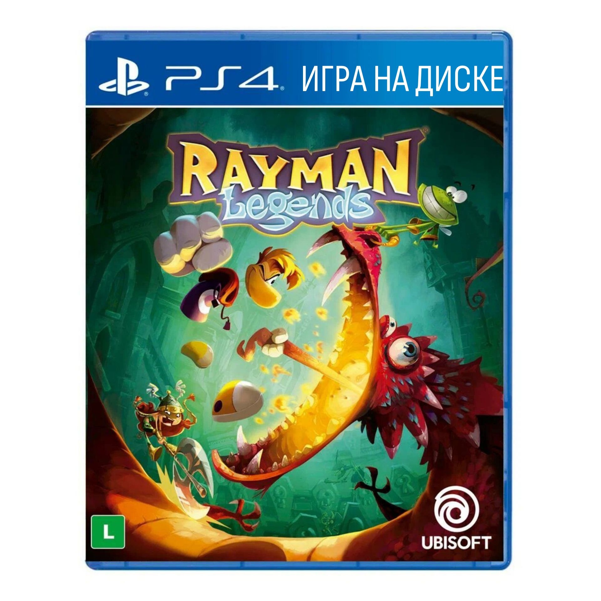 Игра Rayman Legends_PlayStation 4_Blu-ray (PlayStation 4, Английская версия)