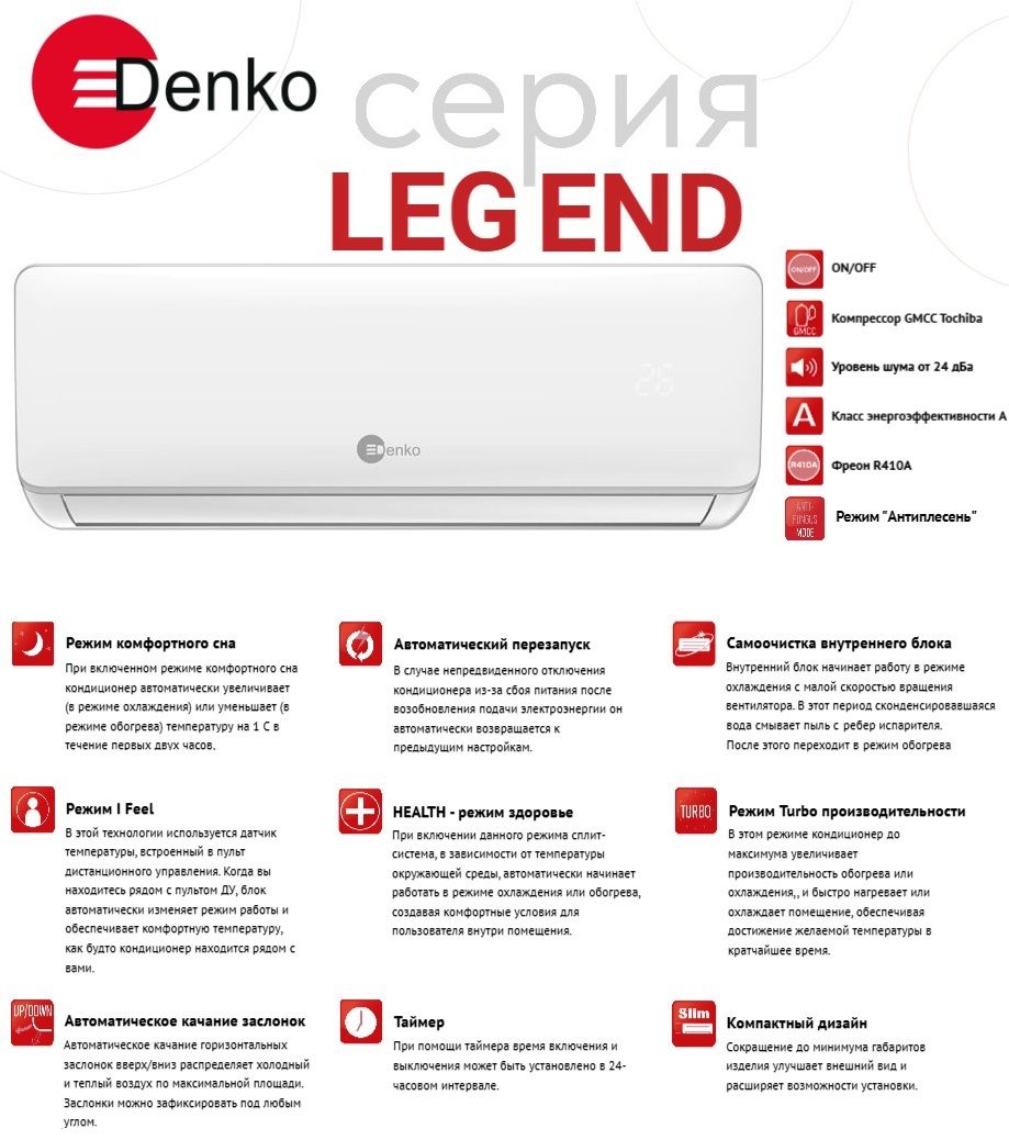 Сплит система denko du 12. Сплит система denko du 12