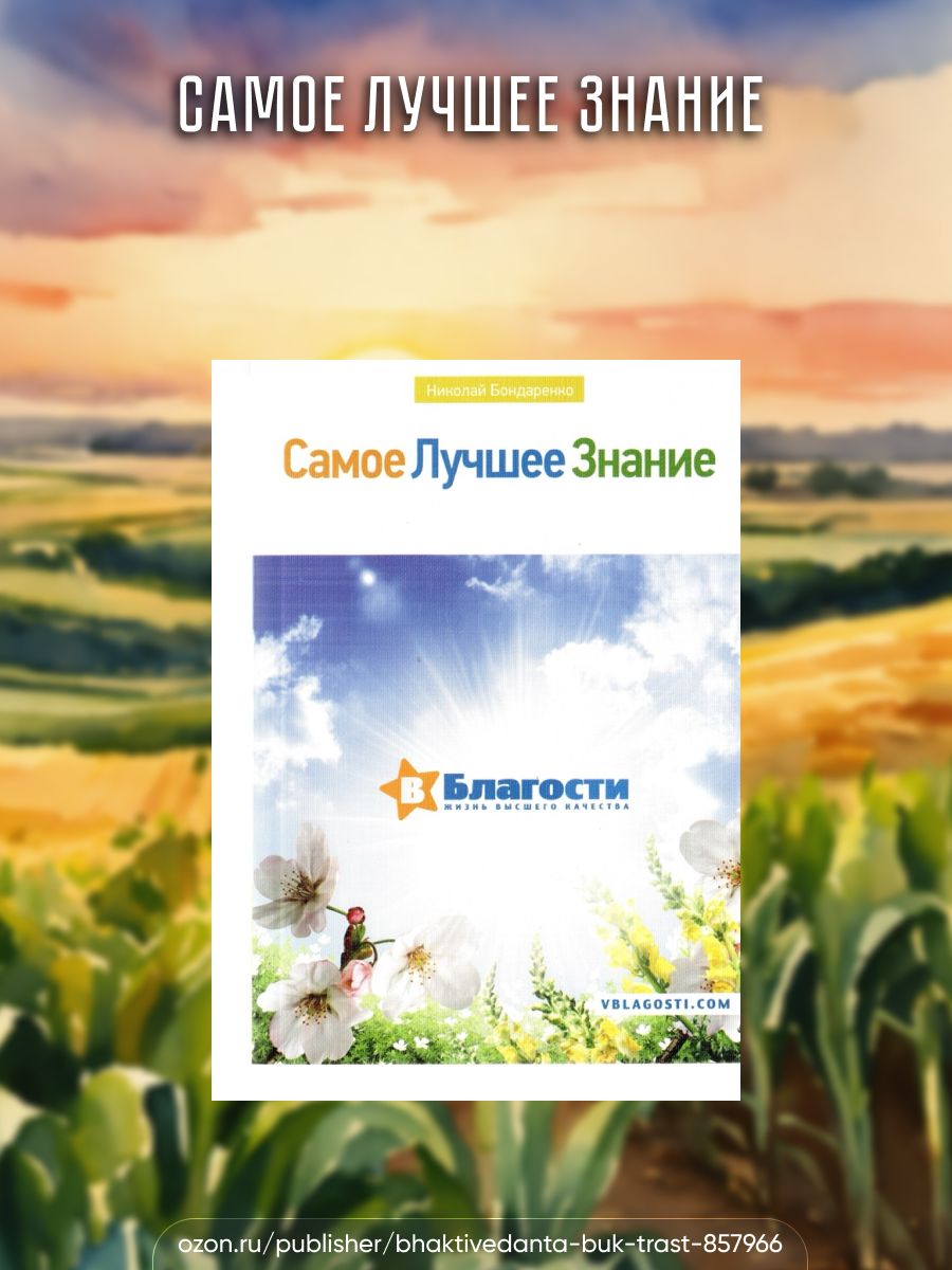 Самое лучшее знание. Добро пожаловать в благость. | Бондаренко Николай